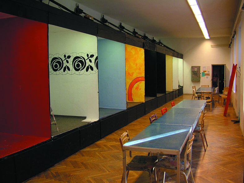 Árurendezés szaktanterem. 1980-as évek. Damjanich utcai iskola